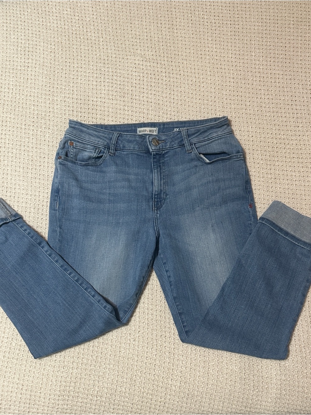 Warp + Weft Women's Medium Wash Ankle Jeans